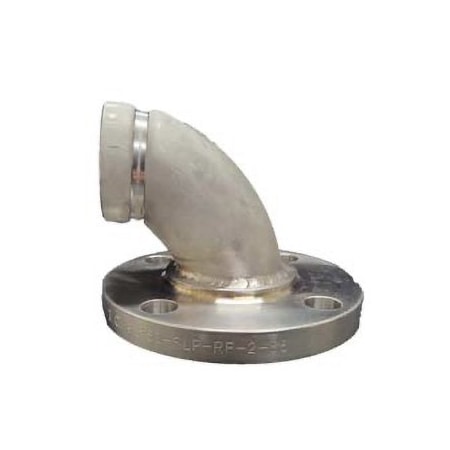 Industrial Choice Groove by 150 Flange 90 Degree Elbow Sch 10 SS304 4 inch GVF150-90-4-S10S4